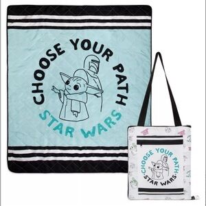 Star Wars: The Mandalorian Picnic Blanket Tote  / BRAND NEW SEALED.